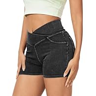 CROSS WAISTBAND DESIGN: The front is designed with a cross V-shaped waist, breaking the original traditional waist design to add some different styles to your look, combining with high waisted tummy control and streamlined hip cut, perfectly highligh...