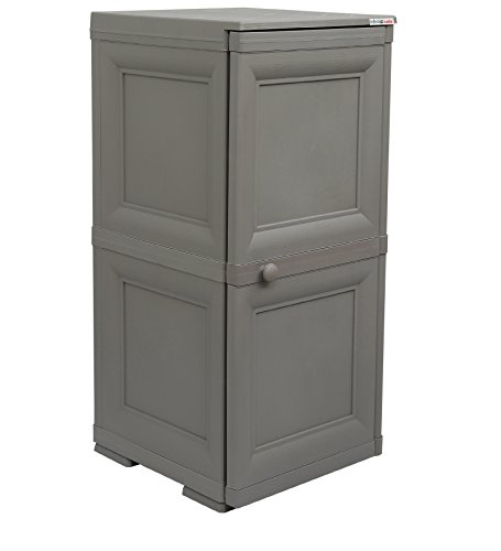 Image of Cello Infiniti Mini 2 Storage Cabinet Plain (Grey)