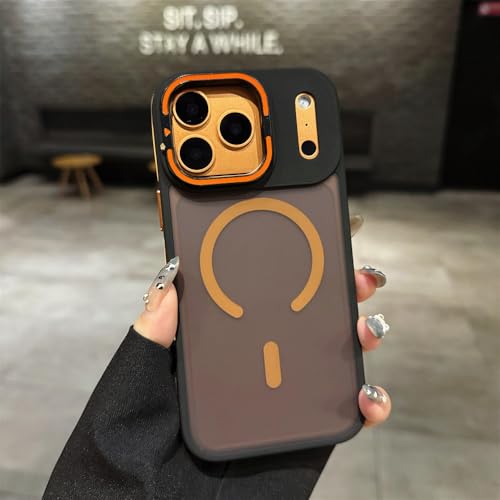 Coque de protection pour iPhone 16 Plus avec support de caméra métal et charge sans fil