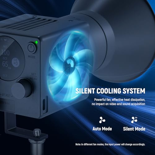Image of NEEWER 60W Portable RGB LED Video Light Handheld Fill Light, APP /2.4G /Panel Control 18 Scenes 8700Lux /1m 2700-6500K CRI97+ Dimmable COB Continuous Output Lighting for Video Recording Streaming, HS60C