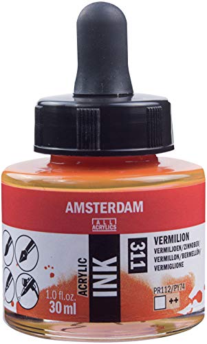 Amsterdam - Bote De Tinta Acrílica De 30 Ml Ámsterdam Bermellón En Oferta Amsterdam Acrylc Tinta, Bermellón, Talla Única