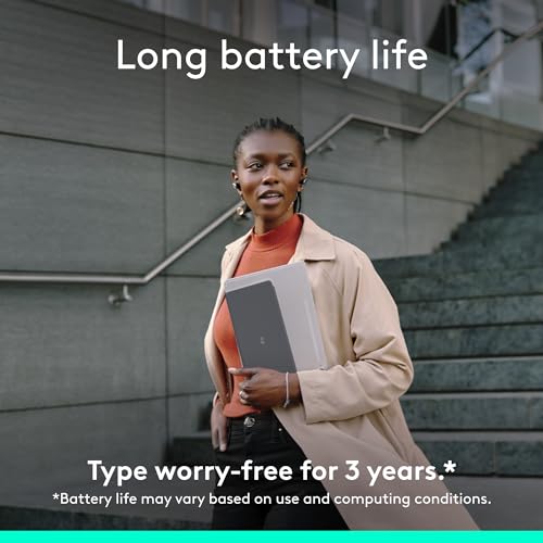 Logitech Keys-to-GO 2 Portable Bluetooth Tablet Keyboard with Built-in Cover, Slim & Compact Wireless Keyboard for Windows, Android, Linux, iPad, iPhone, Mac, Apple TV - Graphite by Logitech - Image 8