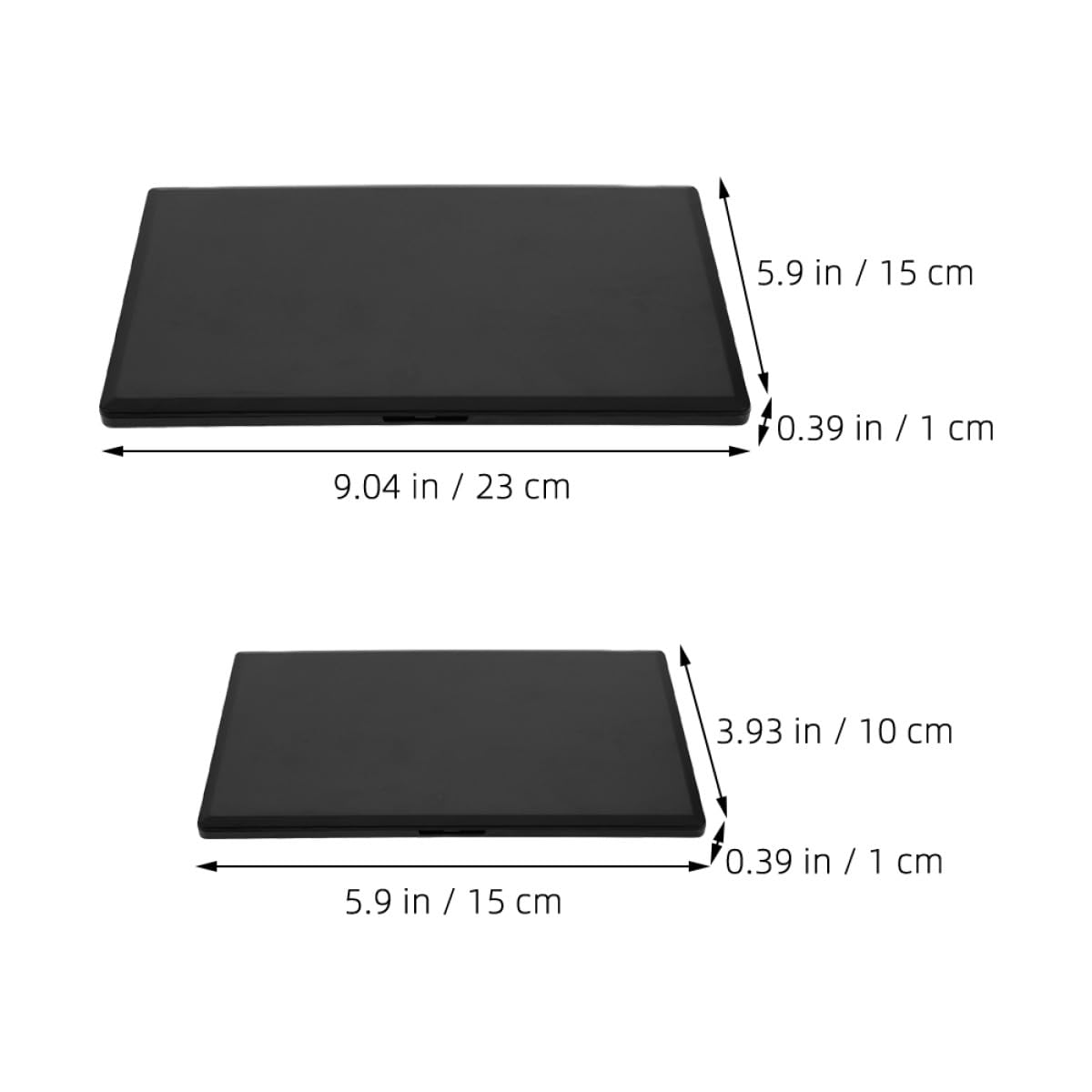 Paletas de Sombras de Ojos Magnéticas 2 Piezas Tamaños 23X15 CM y 15X10 CM Reutilizables Portátiles para Mujeres Organizadoras de Maquillaje para Viaje