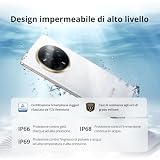 realme 14 Pro 5G Smartfon, 8+256GB, Aparat Sony IMX882 OIS 50MP, Dimensity 7300, Zakrzywiony Wyświetlacz 120Hz, Wodoodporność IP69, Bateria 5260mAh, Szybkie Ładowanie 45W SUPERVOOC, Szary