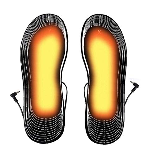 nJiaMe Heizung Einlegesohle elektrische USB aufladbare Beheizte Thermal Sole getrimmte Winter-Fußwärmer Cover