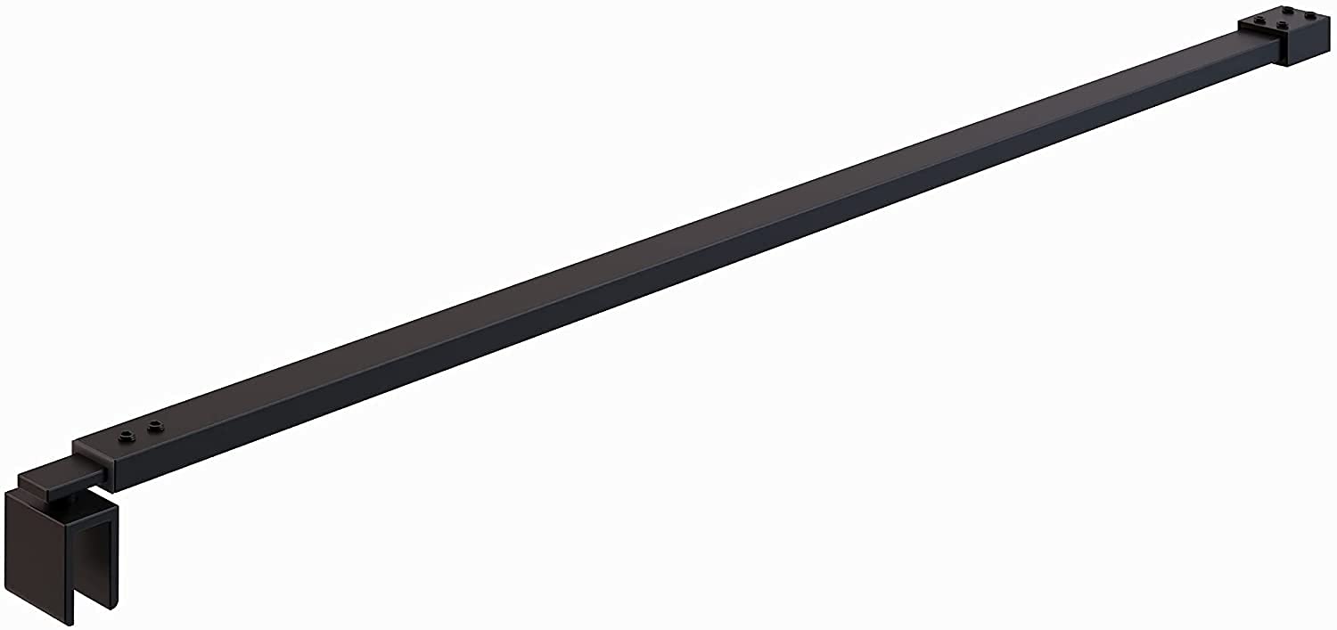 Barra estabilizadora/barandilla para paredes de ducha de vidrio y estabilizador de walk in es extensible 73 a 121 cm. Espesor de vidrio hasta 10mm - 23BM