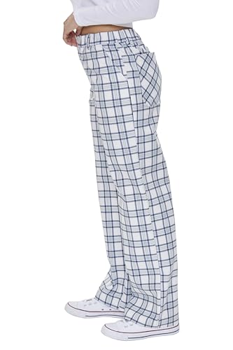 Forever 21 Women's Plaid Wide-Leg Pants3