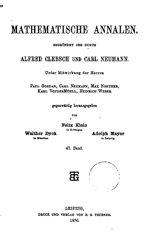 Mathematische Annalen