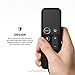 elago R2 Slim Case Compatible with Apple TV Siri Remote 4K / 4th Generation (Black) - Anti-Slip, Slim Fit, Durable Material, Scratch-Free Silicone, Shock Absorption