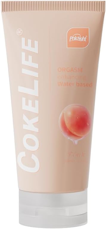 Oral Gel Yellow Peach- Relax Throat, Curb Gag Reflex - 200ml(6.8 FL OZ), Peach Flavor