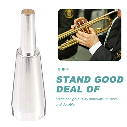 Vaguelly Accessories Pcs Mouthpiece Practice Instruments Professional Trumpet Mute Part For Parts - Replacement Heavy American Instrument Mouth -Plated Musical Fit C Trumpet Trumpet Accessories #TOP6