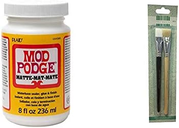 Mod Podge 8 oz Sparkle Waterbase Sealer, Glue and Finish, Clear