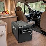 Geladeira Portátil Preta 35 Litros Freezer Quadrivolt 12v/24v 110v/220v Caminhão Ônibus Van Carro Conexão Bluetooth Maxfreeze