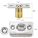 Peohud 16 Pack Closet Door Ball Catch, Adjustable Ball Catch with Strike Plate, Stainless Steel Latch Drive for Pantry Cabinet Interior Doors