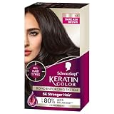 Schwarzkopf Keratin Color Permanent Hair Color Cream, 4.1 Dark Ash Brown, 4.1 Dark Ash Brown, 1 count