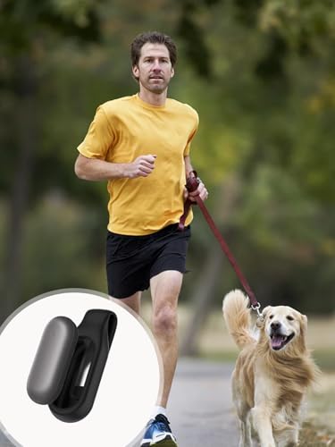 Silikon-Clip-Hülle für PLAUD NotePin VoiceRecorder, daunke Kompatibel mit PLAUD NotePin Voice Recorder Clip-Hülle, Kratzfest, stoßfest, wasserdicht, schwarz