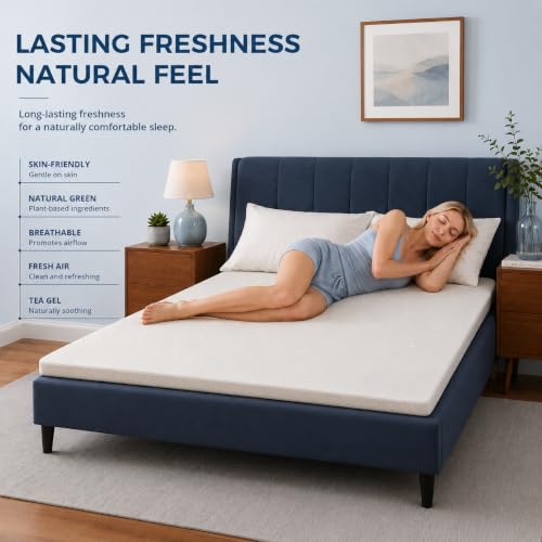MENGZHONGXIN 2 Inch Twin Foam Mattress Lightweight for Easy Moving additional image 2