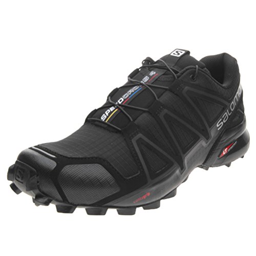 SALOMON Speedcross 4, Zapatillas Hombre, Black Metallic, 46 EU