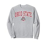Ohio State Buckeyes Mens Arch Logo Officially Licensed Gray Sweatshirt