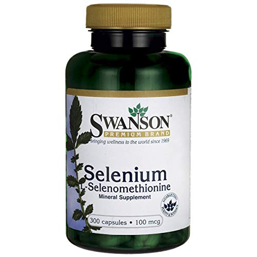 Swanson Selenium (L-Selenomethionine) 100 Mcg 300 Capsules #TOP1