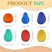 Melearch Fidget Toys Sensory Stone for Adults, 6 Pcs Silicone Textured Worry Stones for Autism Kids, Fidget Stress Toys for Anxiety Relief, Students Calm Down Classroom Prizes