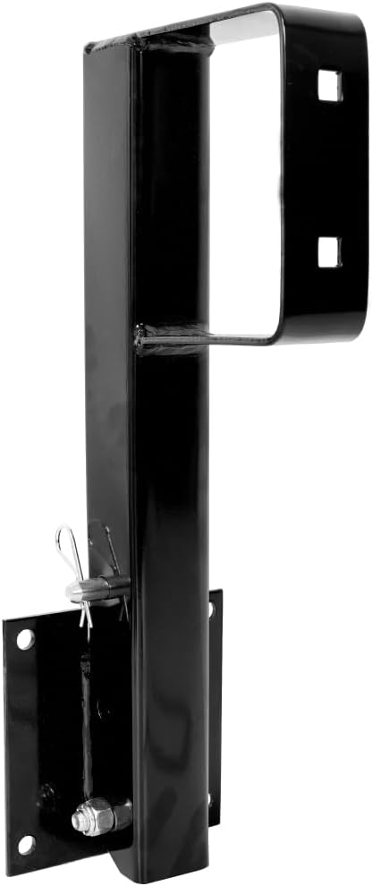 RV Spare Tire Mount, Trailer Spare Tire Carrier for 4" Bumpers, Strength Steel Construction