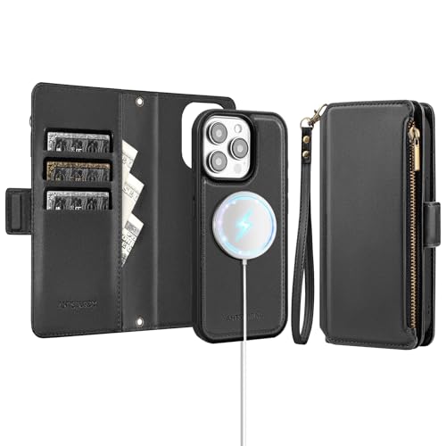 Antsturdy Compatible with MagSafe iPhone 13 Pro Wallet Case,Black by Antsturdy - Used condition - US$23.04