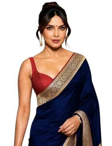 Image of Women's Glory Banarasi Satin Silk Saree for Women.
