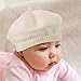 BCOATH Beret Hat Knitted Warm Cap Cream White Fashionable Beret for Boys 6-30 Months Suitable for Spring Autumn Winter