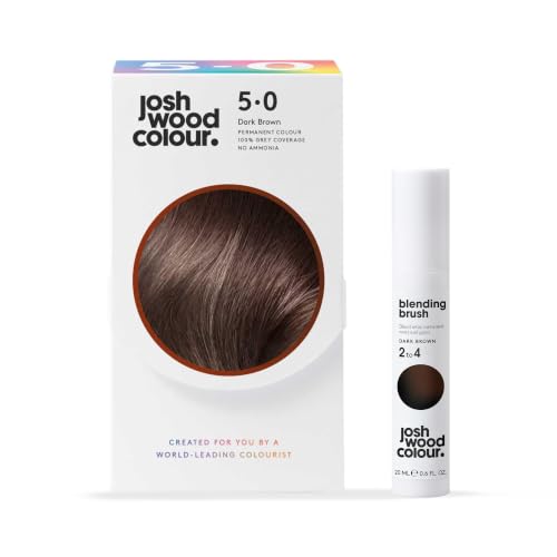 Image of Josh Wood Permanent Colour 5.0 & Dark Brown Blending Brush