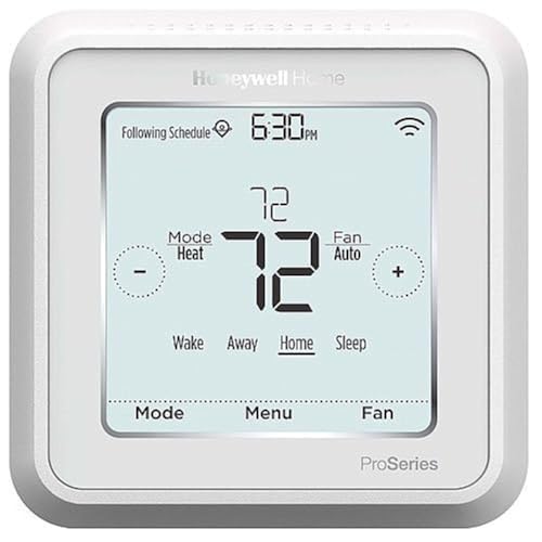 Honeywell Lyric T6 Pro Wi-Fi Thermostat, 2H/1C Heat Pump