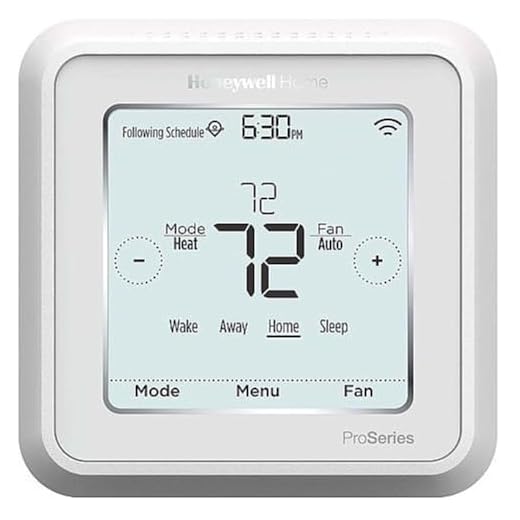 Honeywell TH6220WF2006/U Lyric T6 Pro Wi-Fi Programmable Thermostat with Stages Up to 2 Heat/1 Cool Heat Pump or 2 Heat/2 Cool Conventional