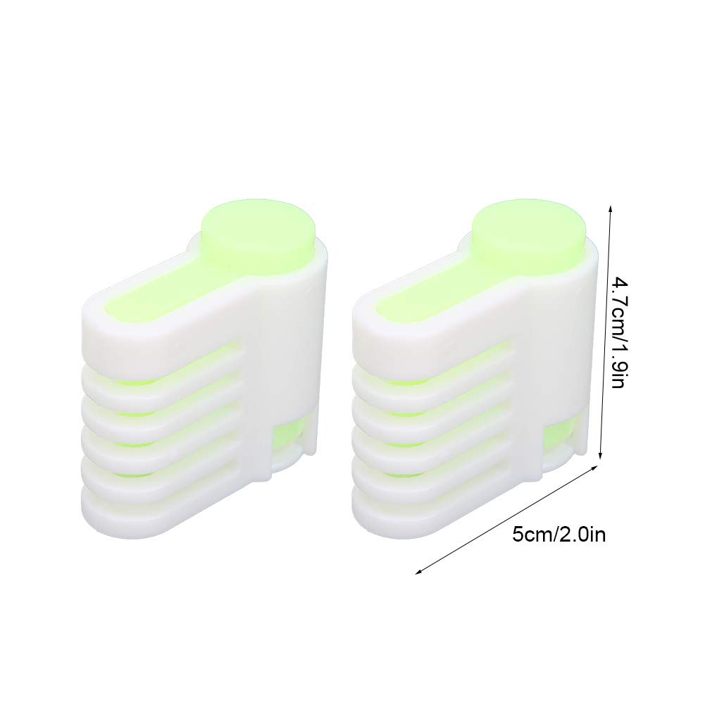 QANYEGN 2Pcs Cake Cuing Machine, Bread Slicing Guide Tool for Bread, Cake Fixing Tool (Green)