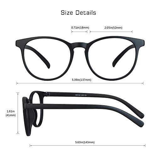 Image of VisionGlobal 6 Pairs Blue Light Blocking Glasses /Reading Glasses for Women /Men, Fashion Eyewear Frame
