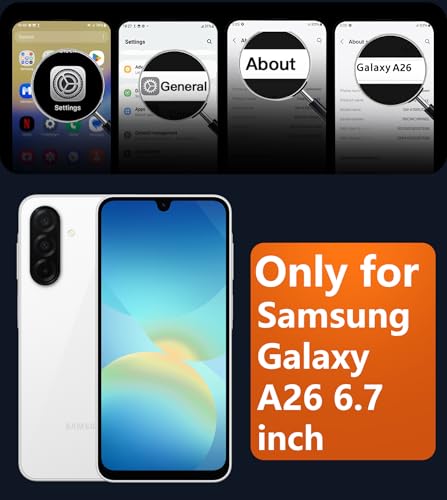 Image of FNTCASE for Galaxy A26 5G Phone Case: Magnetic Matte Translucent Military Grade Drop Protection Cell Phone Cover - Slim Rugged Durable Shockproof Protective for Samsung A26 Cases - Green