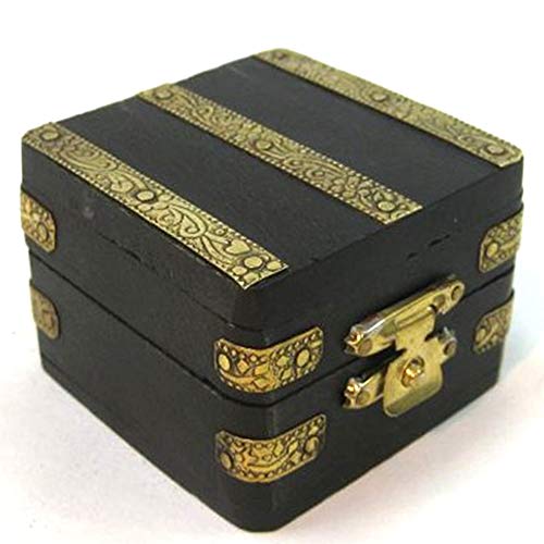 INDIA OVERSEAS TRADING CORP Wooden Pill Chest Box Inlaid