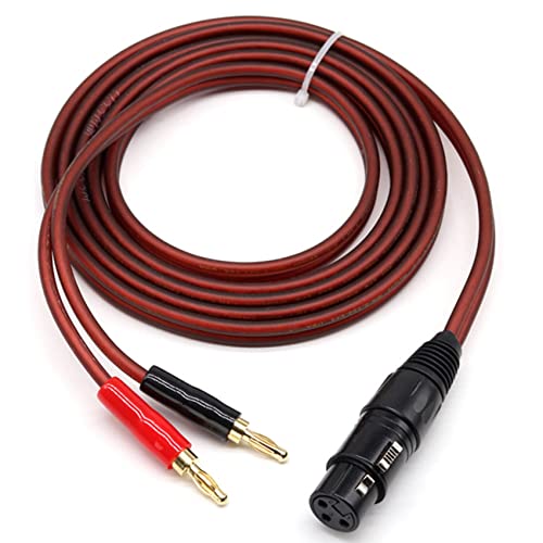 Cable de altavoz XLR a banana para eliminar ruidos en equipos de música 3