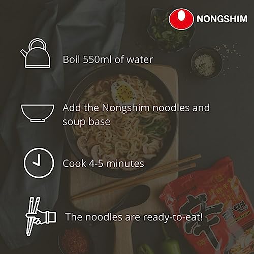 Nongshim Champong Ramyun Noodles 124 g