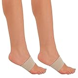 Arch Supports - Compression Supports, Pain Relief - Relieve Plantar Fasciitis, Heel Pain - Support Weak and Flat Arches - Copper Compression Arch Foot Sleeve Sock (BGE, S/M)