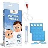 👶 SICHER & SANFT FÜR BABYS - Entwickelt, um Nasenschleim von Neugeborenen und Säuglingen sicher zu reinigen, ohne Reizungen oder Beschwerden zu verursachen.