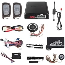 EASYGUARD EC002-HY2-NS smart Key Passive keyless Entry System with keyless go Remote Start pke Lock and Unlock Shock Warning