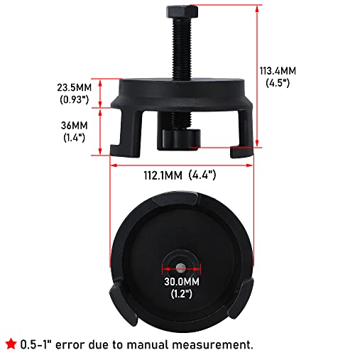Harmonic Balancer Puller Crank Pulley Puller Removal Tool Compatible For GM Dodge