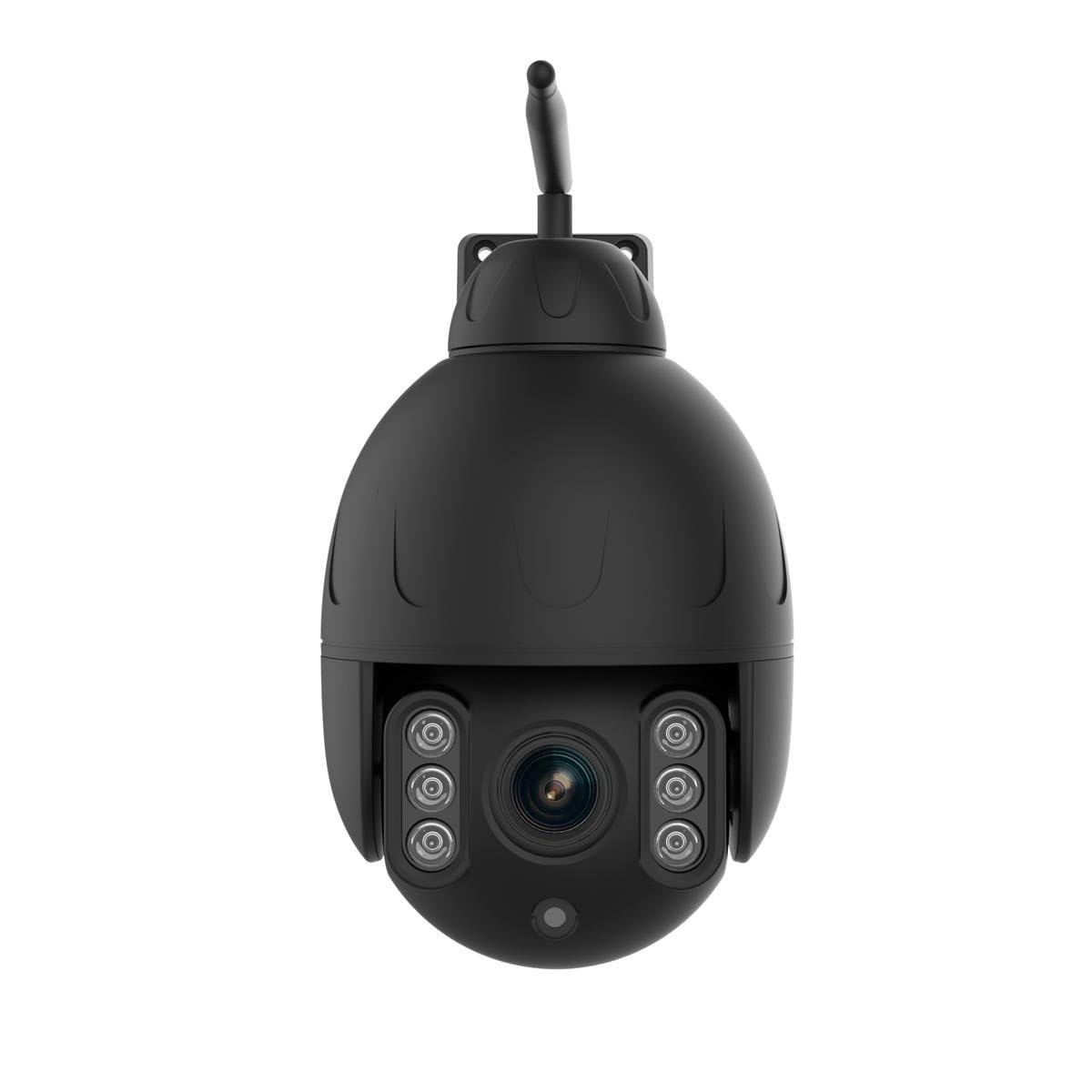 Foscam SD4 4 MP Dual Band WiFi PTZ Dome, telecamera di sorveglianza con zoom ottico 4x e visione notturna fino a 50 metri, rilevamento di persone, movimenti e suoni