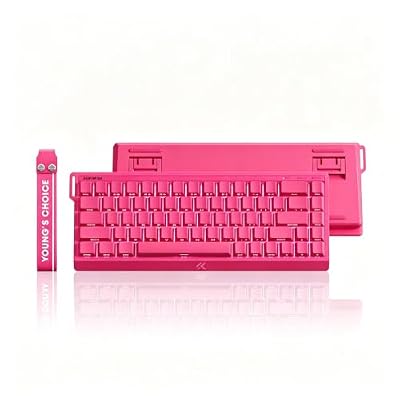 MCHOSE ACE 68 V2 Magnetic Switch Keyboard,65% Hall Effect Rapid Trigger Wired Gaming Keyboard with 0.001mm Adjustable Actuation 8K Hz Polling Rate RGB Backlit Side Printed Keycaps for Esports (Red)