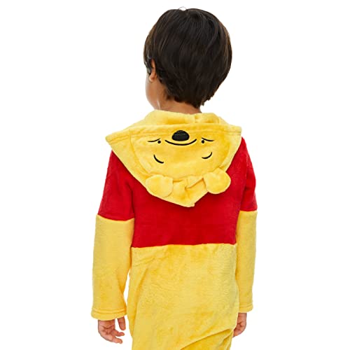 Disney Winnie The Pooh Toddler Boys Fleece Zip Up Coverall 5T #TOP1