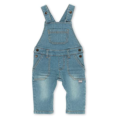 Sigikid Baby-Jungen Jeans Bio-Baumwolle Overall, blau/Latzhose, 74