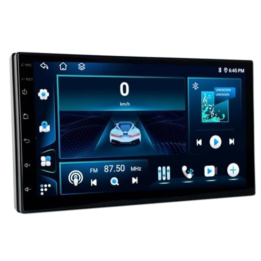 Central Multimidia 7pol Octa-Core 4GB 64GB Android 13 Carplay Android Auto