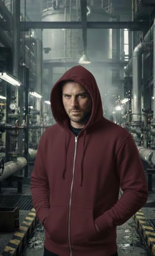 Image of Just In Trend Flame Resistant FR Fleece Hoodie - 100% C - Heavy Weight
