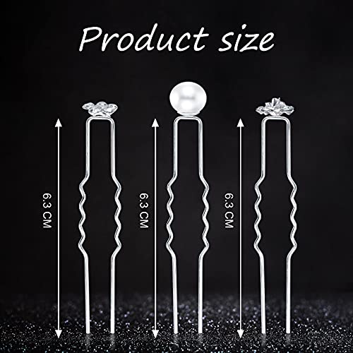 60 Forcine per Capelli da Sposa Perni per Capelli