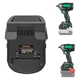 for Dewalt &for Milwaukee to for Hitachi&forMetabo HPT Battery Adapter,Fit for Dewalt for Milwaukee Batteries Work for Hitachi 18v Lithium Cordless Tools and for Metabo (Not 36V) Slide Style Tools